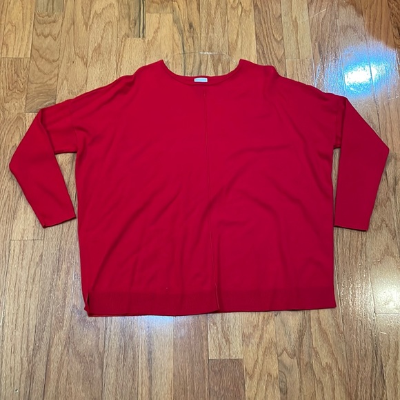 Chico's Sweaters - Chico’s Red Lightweight Sweater Woman’sSize Chico’s Size 2 Is a Large or size 12